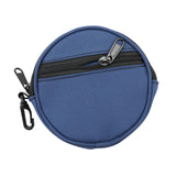 Maxbell Fishing Line Storage Bag Round Compact Fishing Reel Case for Dad Men Husband Blue