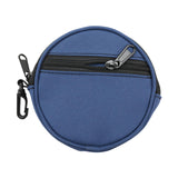 Maxbell Fishing Line Storage Bag Round Compact Fishing Reel Case for Dad Men Husband Blue
