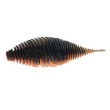 Maxbell Soft Fishing Lure Worm Grub Maggots Lure for Trout Bass Freshwater Saltwater Orange