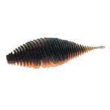 Maxbell Soft Fishing Lure Worm Grub Maggots Lure for Trout Bass Freshwater Saltwater Orange