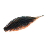Maxbell Soft Fishing Lure Worm Grub Maggots Lure for Trout Bass Freshwater Saltwater Orange