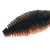 Maxbell Soft Fishing Lure Worm Grub Maggots Lure for Trout Bass Freshwater Saltwater Orange