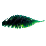 Maxbell Soft Fishing Lure Worm Grub Maggots Lure for Trout Bass Freshwater Saltwater Green