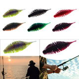 Maxbell Soft Fishing Lure Portable Lifelike Fishing Accessories for Bass Trout River Grass Green