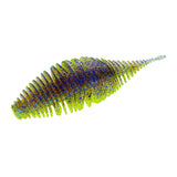 Maxbell Soft Fishing Lure Portable Lifelike Fishing Accessories for Bass Trout River Grass Green