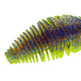 Maxbell Soft Fishing Lure Portable Lifelike Fishing Accessories for Bass Trout River Grass Green