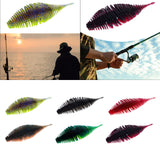 Maxbell Soft Fishing Lure Portable Lifelike Fishing Accessories for Bass Trout River Grass Green