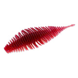 Maxbell Soft Fishing Lure Portable Lifelike Fishing Accessories for Bass Trout River Red White
