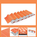 Maxbell Camping Pad Backpacking Tent Outdoor Compact Insulated Foldable Sleeping Pad Orange