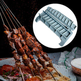 Maxbell Press Kebab Maker Easy to Use Easy to Clean Manual Kabob Tool for BBQ Newbie