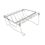 Maxbell Chicken Leg Rack Easy to Use 3 in 1 Rectangle Rib Rack for Meat Oven Cooking
