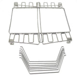 Maxbell Chicken Leg Rack Easy to Use 3 in 1 Rectangle Rib Rack for Meat Oven Cooking