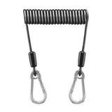 Maxbell Fishing Lanyard Coil Lanyard Security Leash Professional Fishing Pole Tether 1.5m