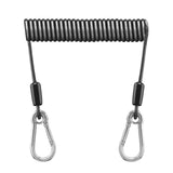 Maxbell Fishing Lanyard Coil Lanyard Security Leash Professional Fishing Pole Tether 2m
