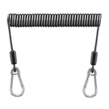 Maxbell Fishing Lanyard Coil Lanyard Security Leash Professional Fishing Pole Tether 300cm
