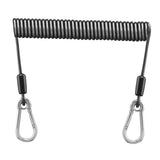 Maxbell Fishing Lanyard Coil Lanyard Security Leash Professional Fishing Pole Tether 300cm