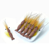 Maxbell 5x Fly Fishing Lures Portable Fly Fishing Baits for Bluegill Sunfish Panfish