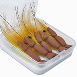 Maxbell 5x Fly Fishing Lures Portable Fly Fishing Baits for Bluegill Sunfish Panfish