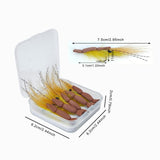 Maxbell 5x Fly Fishing Lures Portable Fly Fishing Baits for Bluegill Sunfish Panfish