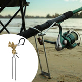 Maxbell Fishing Pole Holder for Ground Bank Fishing Rod Holder for Shore Outdoor Sea