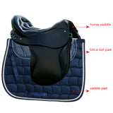 Maxbell Saddle Pad Soft Versatile Saddle Seat Cushion for Outdoor Sports Competition Clear