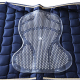 Maxbell Saddle Pad Soft Versatile Saddle Seat Cushion for Outdoor Sports Competition Clear