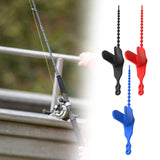 Maxbell Fishing Rod Holder Lightweight Fishing Rod Stand for Canoe Dock Fishing Boat Black