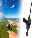 Maxbell Fishing Rod Holder Lightweight Fishing Rod Stand for Canoe Dock Fishing Boat Black