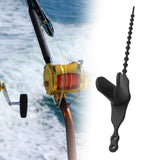 Maxbell Fishing Rod Holder Lightweight Fishing Rod Stand for Canoe Dock Fishing Boat Black