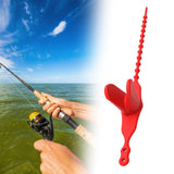 Maxbell Fishing Rod Holder Lightweight Fishing Rod Stand for Canoe Dock Fishing Boat Red