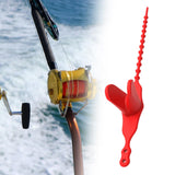 Maxbell Fishing Rod Holder Lightweight Fishing Rod Stand for Canoe Dock Fishing Boat Red