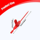 Maxbell Fishing Rod Holder Lightweight Fishing Rod Stand for Canoe Dock Fishing Boat Red