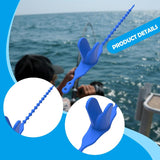 Maxbell Fishing Rod Holder Lightweight Fishing Rod Stand for Canoe Dock Fishing Boat Blue