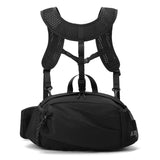 Maxbell Harness Chest Pack for Woman and Man Multi Pocket Portable Sport Storage Bag Black