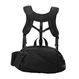 Maxbell Harness Chest Pack for Woman and Man Multi Pocket Portable Sport Storage Bag Black
