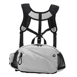 Maxbell Harness Chest Pack for Woman and Man Multi Pocket Portable Sport Storage Bag Beige White