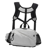 Maxbell Harness Chest Pack for Woman and Man Multi Pocket Portable Sport Storage Bag Beige White