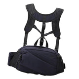 Maxbell Harness Chest Pack for Woman and Man Multi Pocket Portable Sport Storage Bag Dark Blue