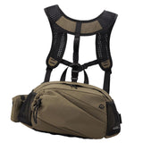 Maxbell Harness Chest Pack for Woman and Man Multi Pocket Portable Sport Storage Bag Coffee