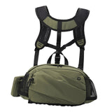 Maxbell Harness Chest Pack for Woman and Man Multi Pocket Portable Sport Storage Bag Green