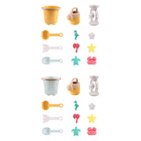 Maxbell Beach Toys Sand Set Summer Beach Bucket for Boys and Girls Age 3-10 Backyard Yellow