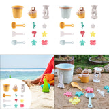 Maxbell Beach Toys Sand Set Summer Beach Bucket for Boys and Girls Age 3-10 Backyard Yellow