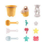 Maxbell Beach Toys Sand Set Summer Beach Bucket for Boys and Girls Age 3-10 Backyard Yellow