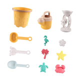 Maxbell Beach Toys Sand Set Summer Beach Bucket for Boys and Girls Age 3-10 Backyard Yellow