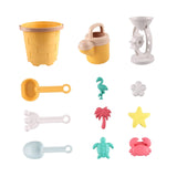 Maxbell Beach Toys Sand Set Summer Beach Bucket for Boys and Girls Age 3-10 Backyard Yellow