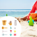 Maxbell Beach Toys Sand Set Summer Beach Bucket for Boys and Girls Age 3-10 Backyard Yellow