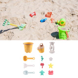 Maxbell Beach Toys Sand Set Summer Beach Bucket for Boys and Girls Age 3-10 Backyard Yellow