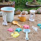 Maxbell Beach Toys Sand Set Summer Beach Bucket for Boys and Girls Age 3-10 Backyard Blue