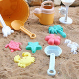 Maxbell Beach Toys Sand Set Summer Beach Bucket for Boys and Girls Age 3-10 Backyard Blue