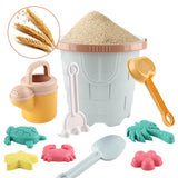 Maxbell Beach Toys Sand Set Summer Beach Bucket for Boys and Girls Age 3-10 Backyard Blue